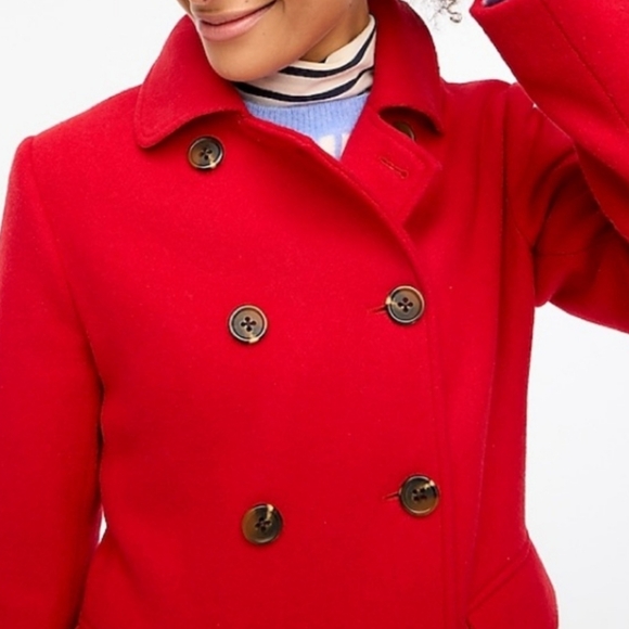 J. Crew Factory Midnight Pea Coat - Picture 9 of 9
